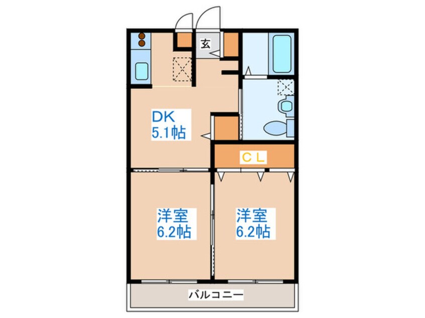 間取図 アップライズ平和