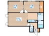 セピエ－ド１７ 2LDKの間取り