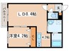 プリエ美園 1LDKの間取り