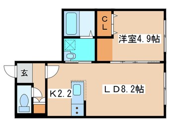 間取図 サンルーチェ北大