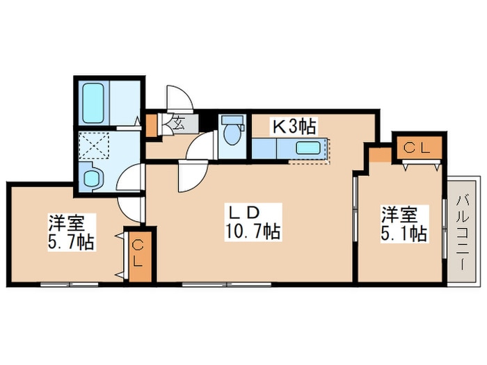 間取り図 サンルーチェ北大