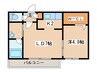 N23ＥＡＳＴ 1LDKの間取り
