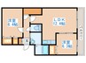 アメニティ発寒 2LDKの間取り