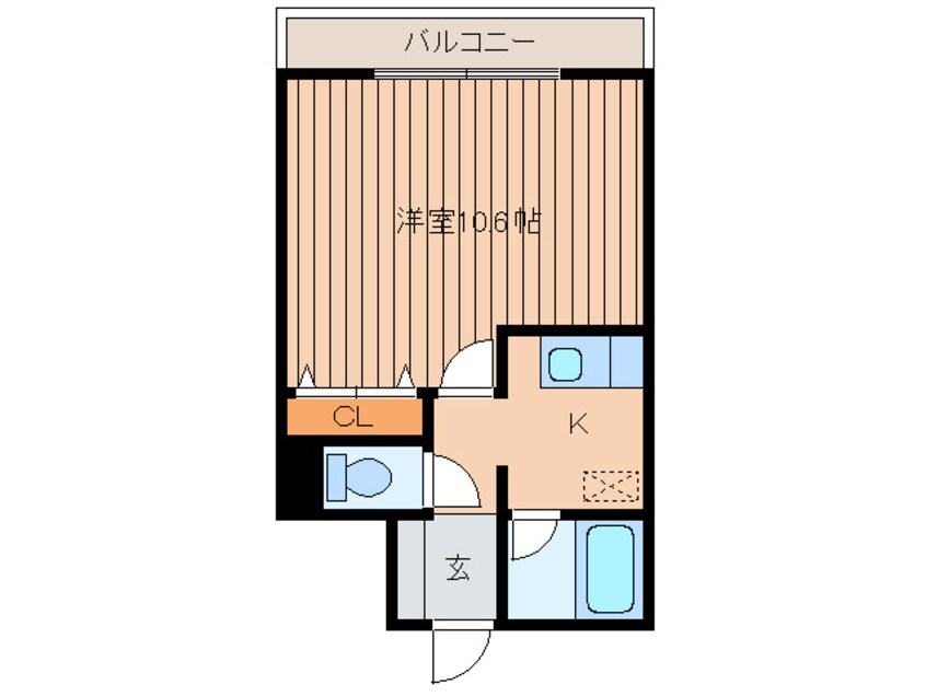 間取図 コ－ポ北大壱番館