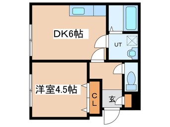 間取図 カ－サ石山通