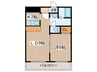 リゾルテＮ１２ 1LDKの間取り