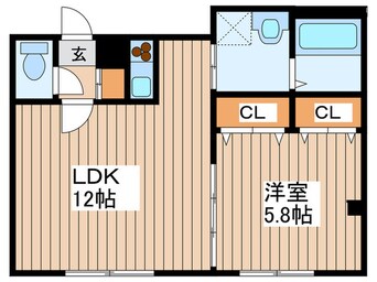 間取図 ｳﾞｨﾝﾔｰﾄﾞ琴似