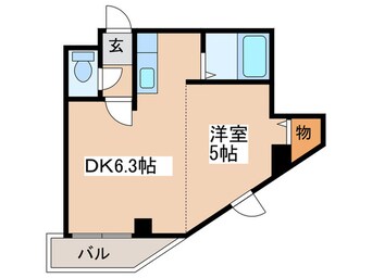 間取図 パ－クヒルズ中央４１１