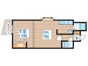 パ－クヒルズ中央４１１の間取図
