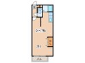 パ－クヒルズ中央４１１の間取図