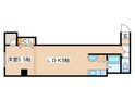 パ－クヒルズ中央４１１の間取図