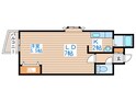 パ－クヒルズ中央４１１の間取図