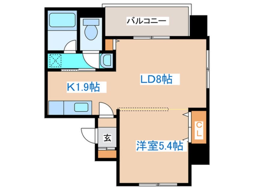間取図 ＭＹプラザ円山公園Ⅱ