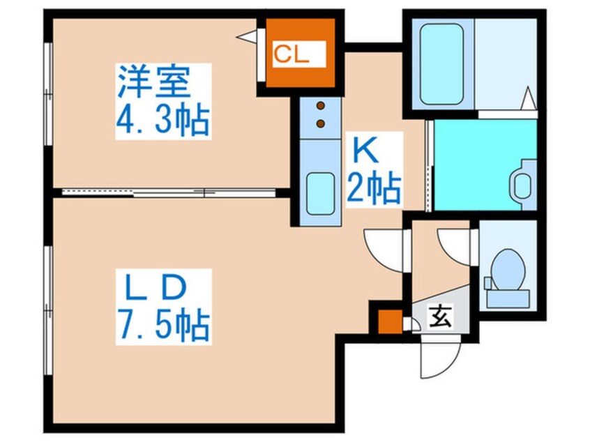 間取図 エル　フトゥーロ