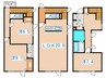 トリニティゲ－ト伏見Ｂ棟 3LDKの間取り