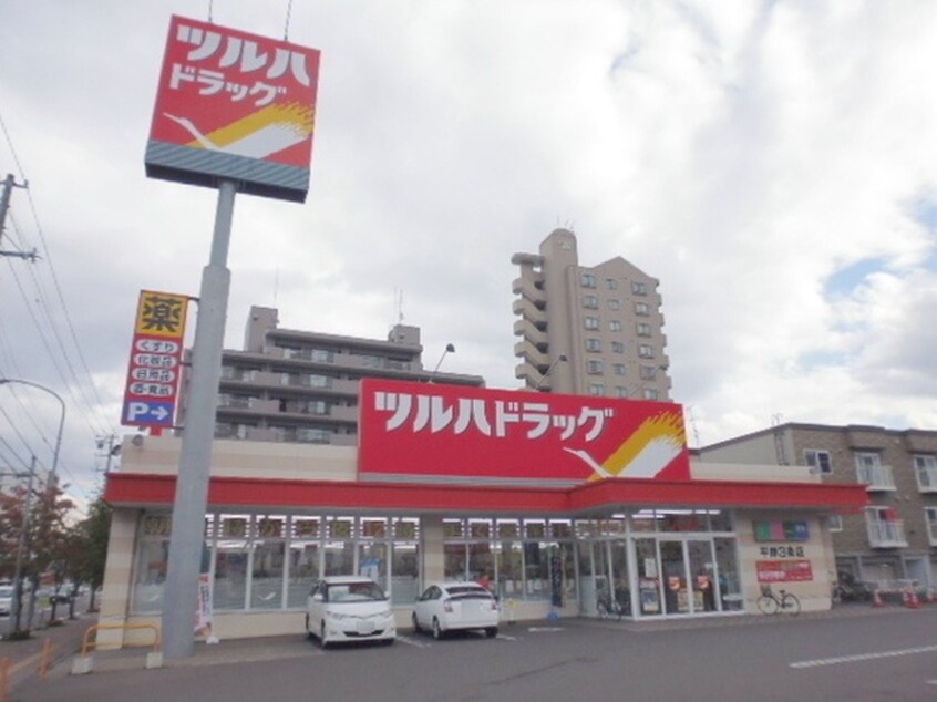 ツルハ　平岸3条店(ドラッグストア)まで160m Pavillon Blanc Hiragishi