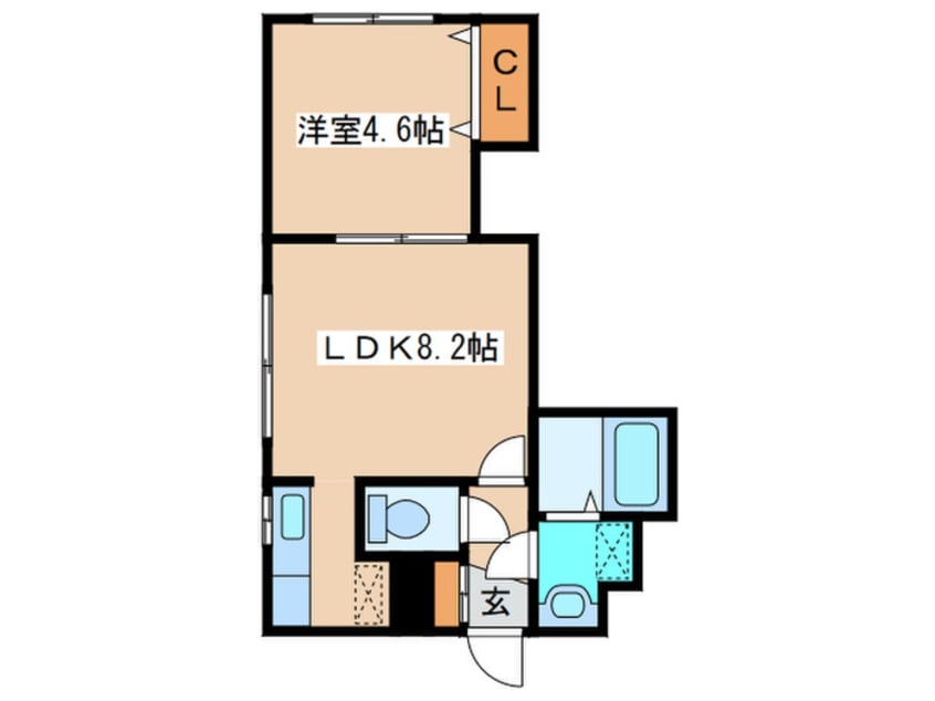 間取図 ブランノワ－ル菊水.ｅｘｅ