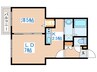 フェスタリア札幌 1LDKの間取り