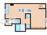 大石ビル 1Rの間取り