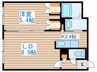 ラ・ヴィクトワール琴似 1LDKの間取り