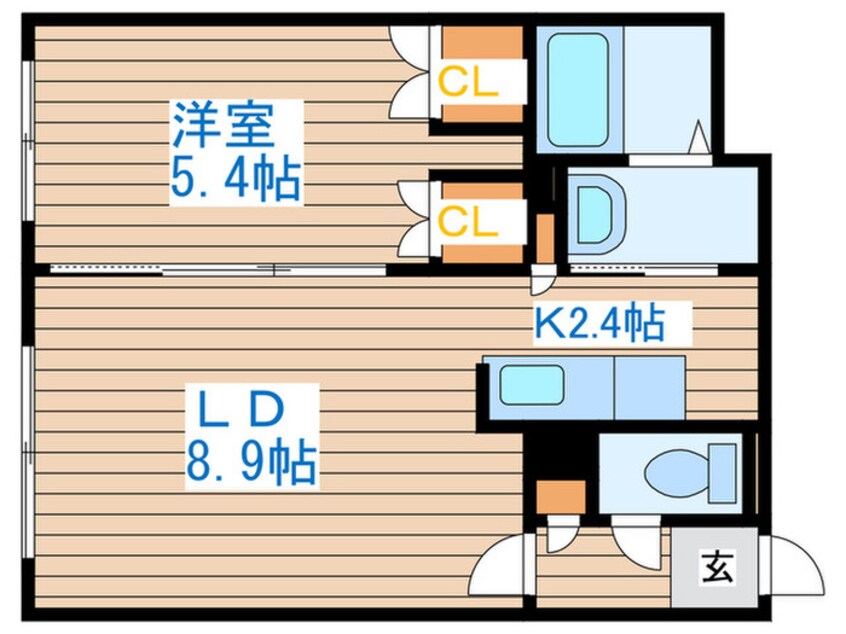 間取図 ラ・ヴィクトワール琴似