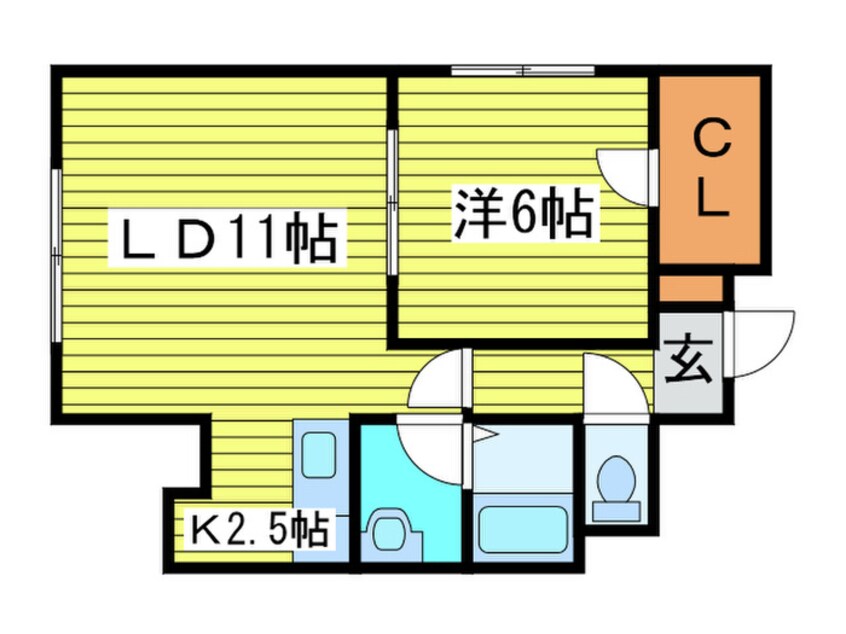 間取図 ノーマルヒル平和通