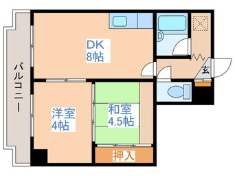 間取図 デポ中の島