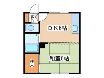 間取図 二条ハイツ