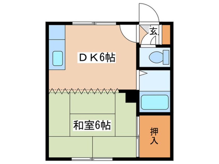 間取図 二条ハイツ