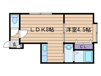 間取図 パ－クヒルズ中島公園