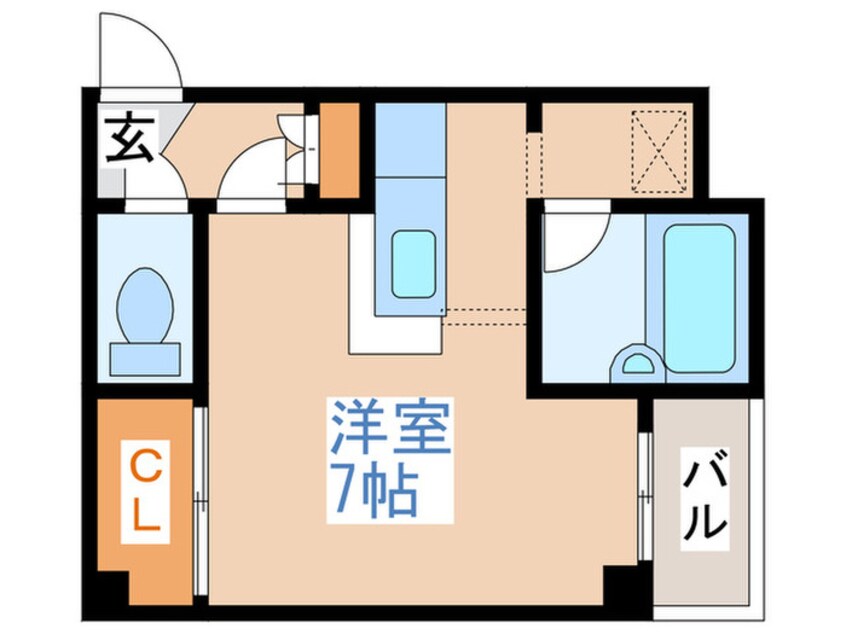 間取図 グランドール琴似