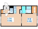 グランメール紫苑の間取図