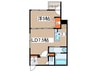 Ｋ ｓ　Ｃａｓａ 1LDKの間取り