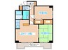 サルバドール地建 2LDKの間取り
