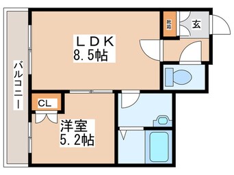 間取図 リヴィテ－ジ中島公園