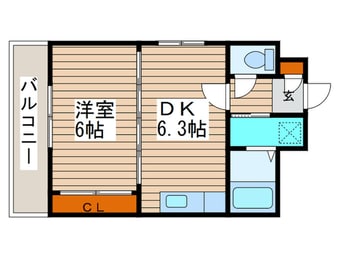 間取図 ヴィラ新琴似
