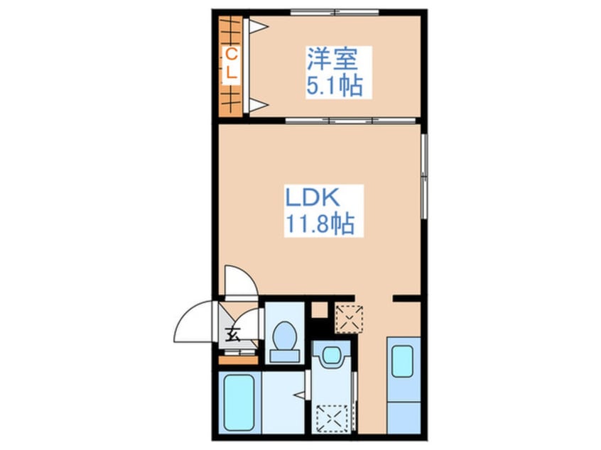 間取図 スカイルコーレ