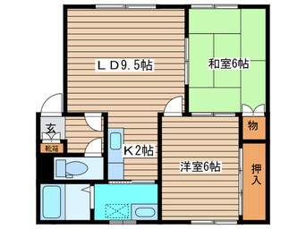 間取図 サングロ－リ－Ｎ３１