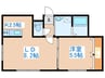 DOLCE VITA 1LDKの間取り