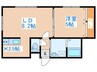 DOLCE VITA 1LDKの間取り