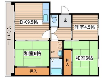 間取図 グランドハイツ３４