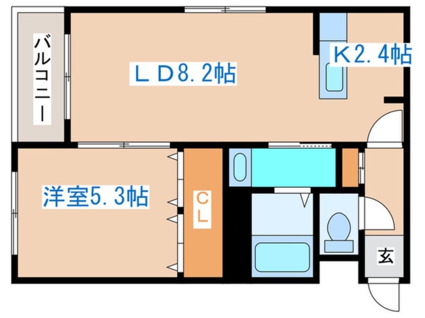 間取図 E-horizon宮の森