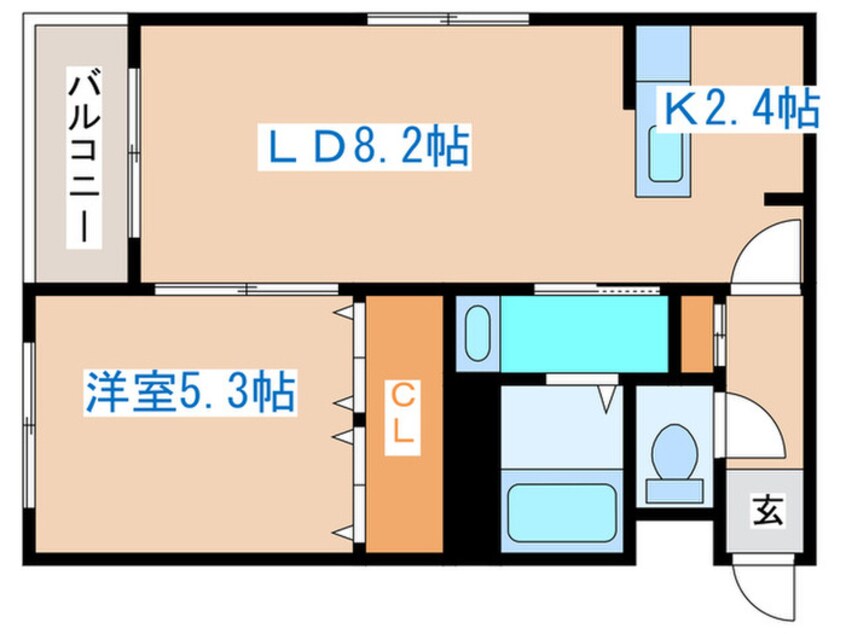 間取図 E-horizon宮の森