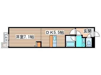 間取図 コンパス白石