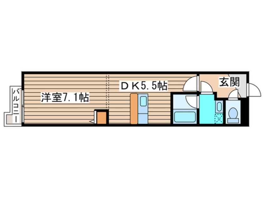 間取図 コンパス白石