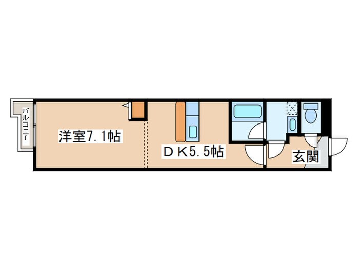 間取り図 コンパス白石