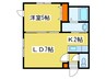 フォレストハイムＮ５２０ 1LDKの間取り