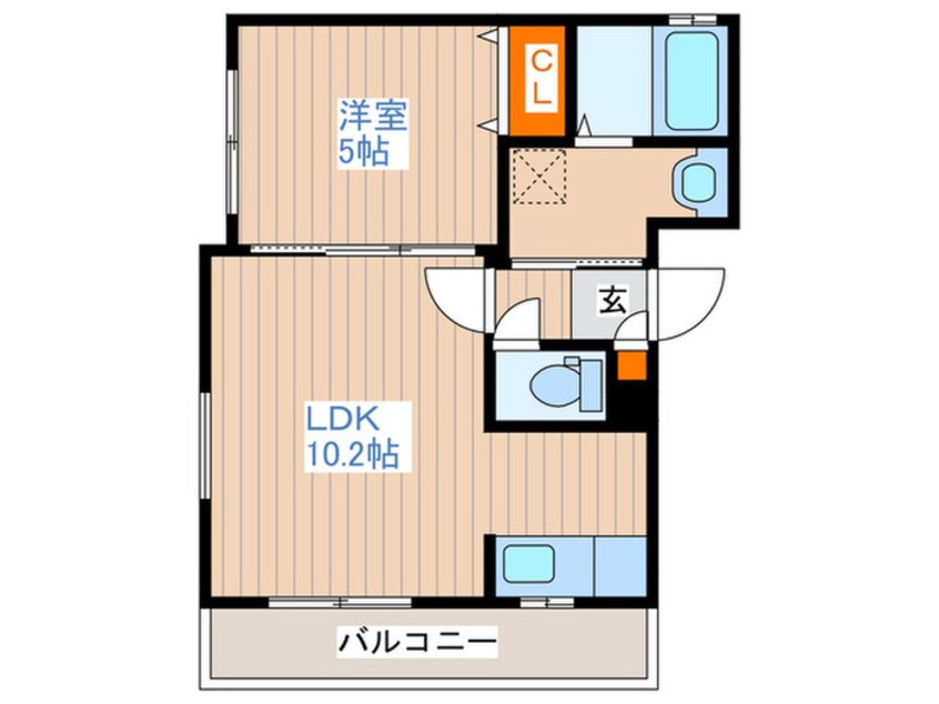 間取図 パレット中の島