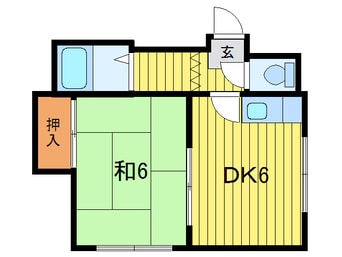 間取図 メゾンドール田口