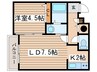 リュクス元町 1LDKの間取り